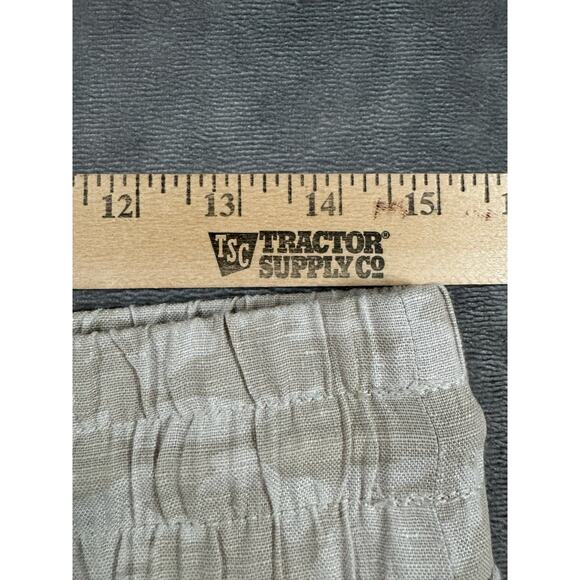 Athleta Cabo Tide Linen Jogger Women’s Size 4T Tall Natural Beige Camo Print - Picture 4 of 12